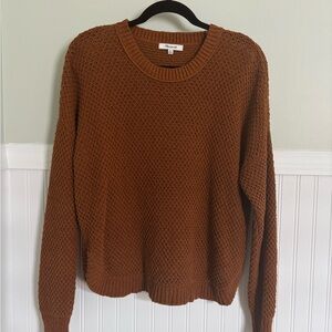 Madewell Rust Knit Sweater - Size M